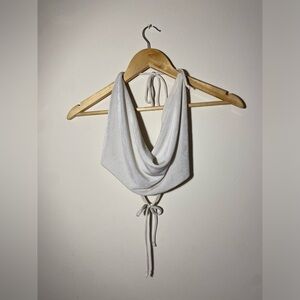 Garage White Halter Top Size XXS